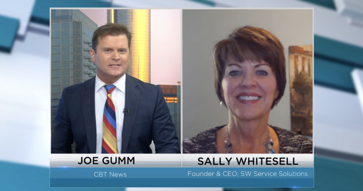 Screenshot of Sally Whitesell on CBT News