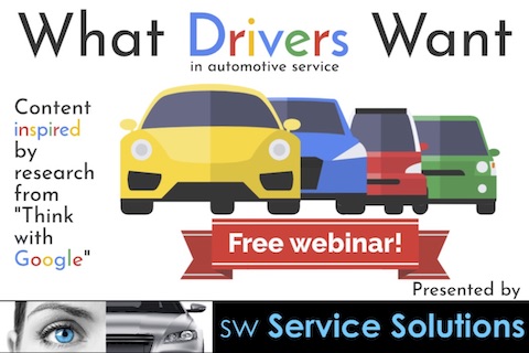 What drivers want webinar promo image